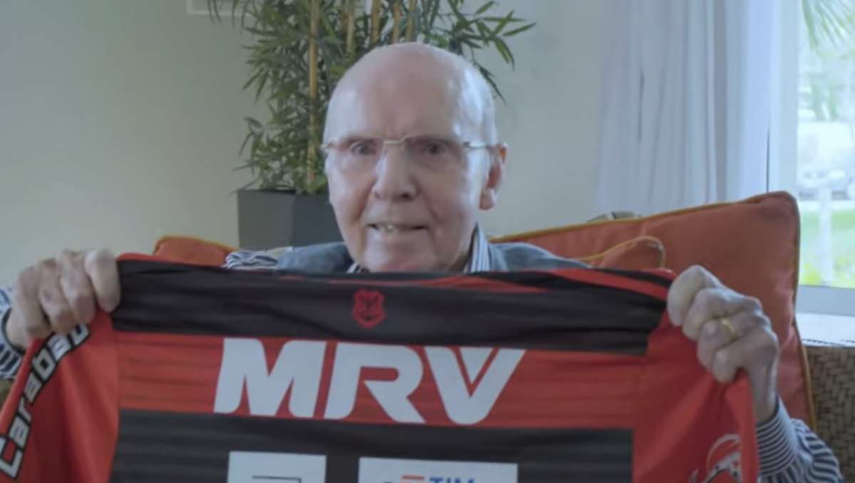 Zagallo fez declaração de amor à torcida do Flamengo - Reprodução