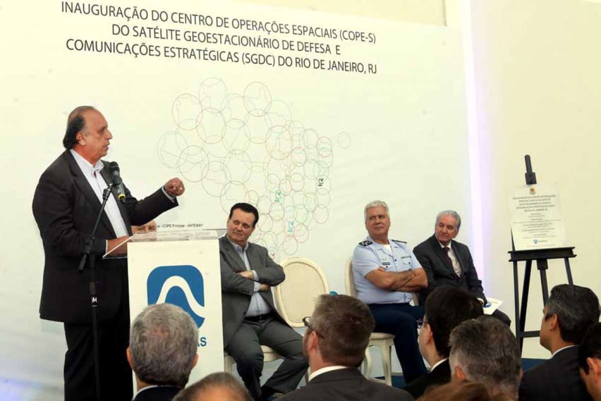 Inauguração do Centro de Operações Secundário (COPE-S), do Satélite Geostacionário de Defesa e Comunicações Estratégicas (SGDC) do Rio