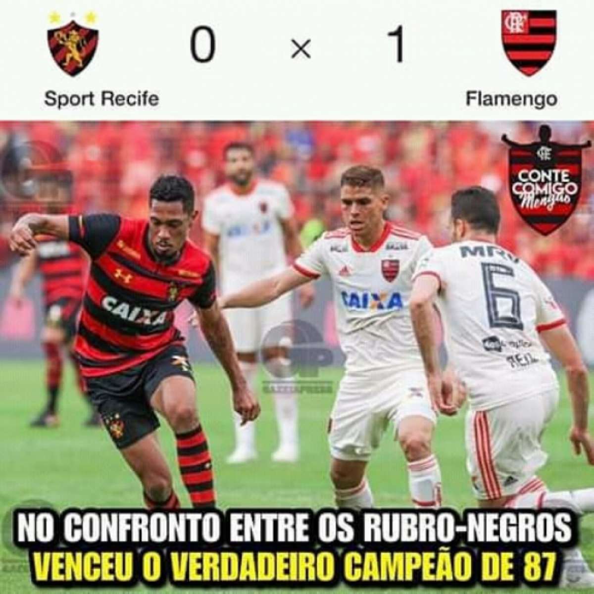Torcedores do Flamengo fazem memes para comemorar vitória