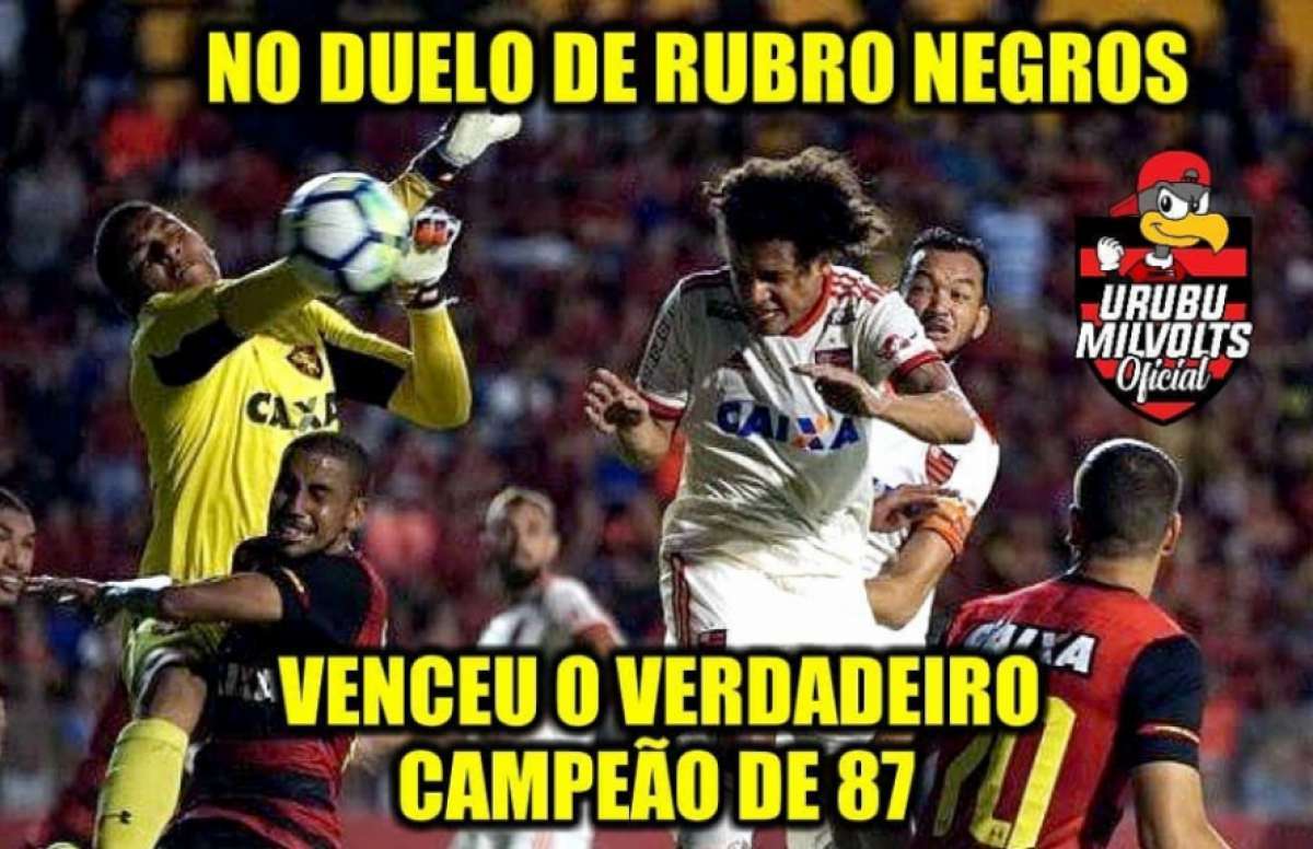 Torcedores do Flamengo fazem memes para comemorar vitória