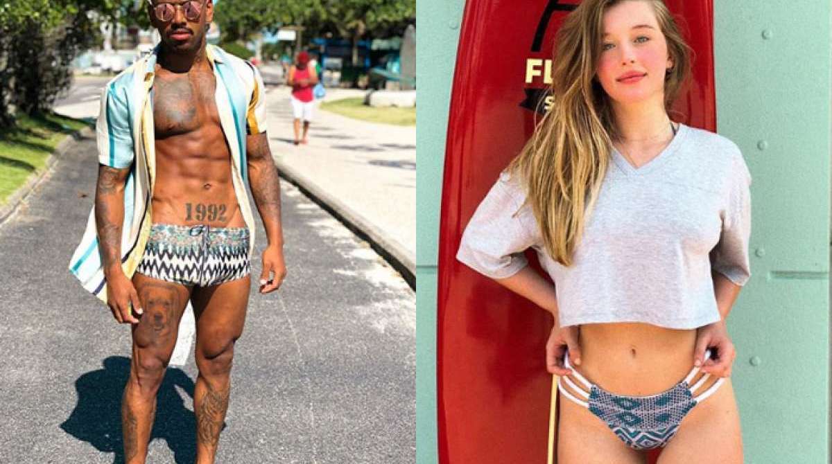 Nego do Borel &eacute; visto aos beijos com ex de Thomaz Costa, Duda Reis