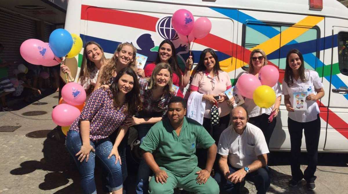 Grupo Ambulância na Praça promove atividades para os pequenos - Divulgação