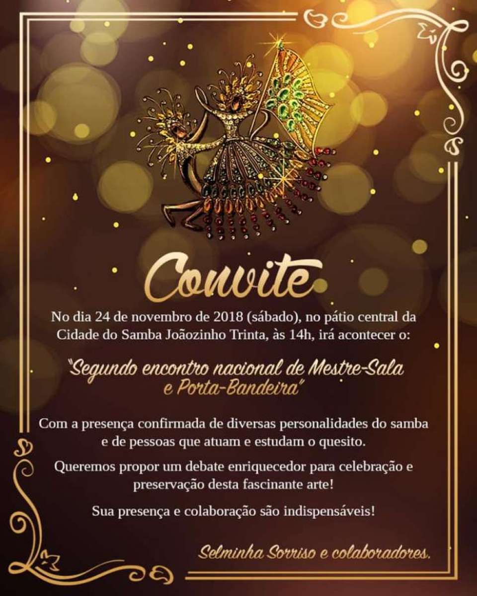 Evento acontece neste sábado, a partir das 14h, na Cidade do Samba