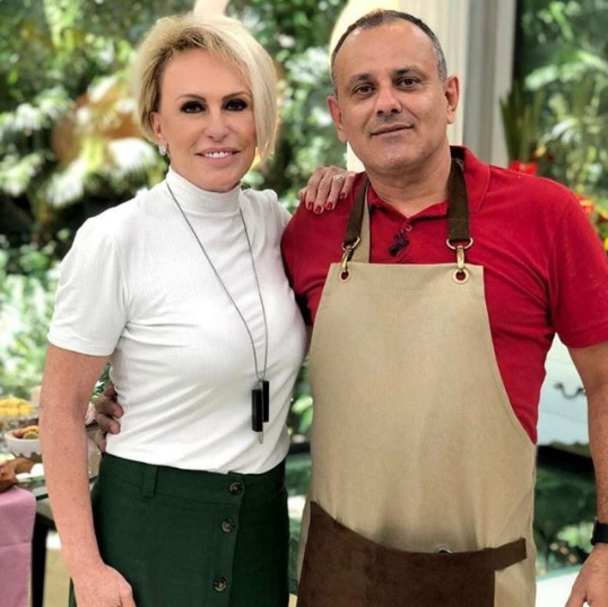 Ana Maria Braga e o convidado, Z&eacute; Ab&iacute;lio - Reprodu&ccedil;&atilde;o da internet