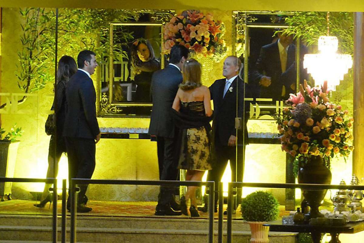 Casamento do futuro ministro da Casa Civil Onyx Lorenzoni com a assessora parlamentar Denise Veberling, no Clube do Congresso, em Brasília - Marcello Casal Jr / Agência Brasil