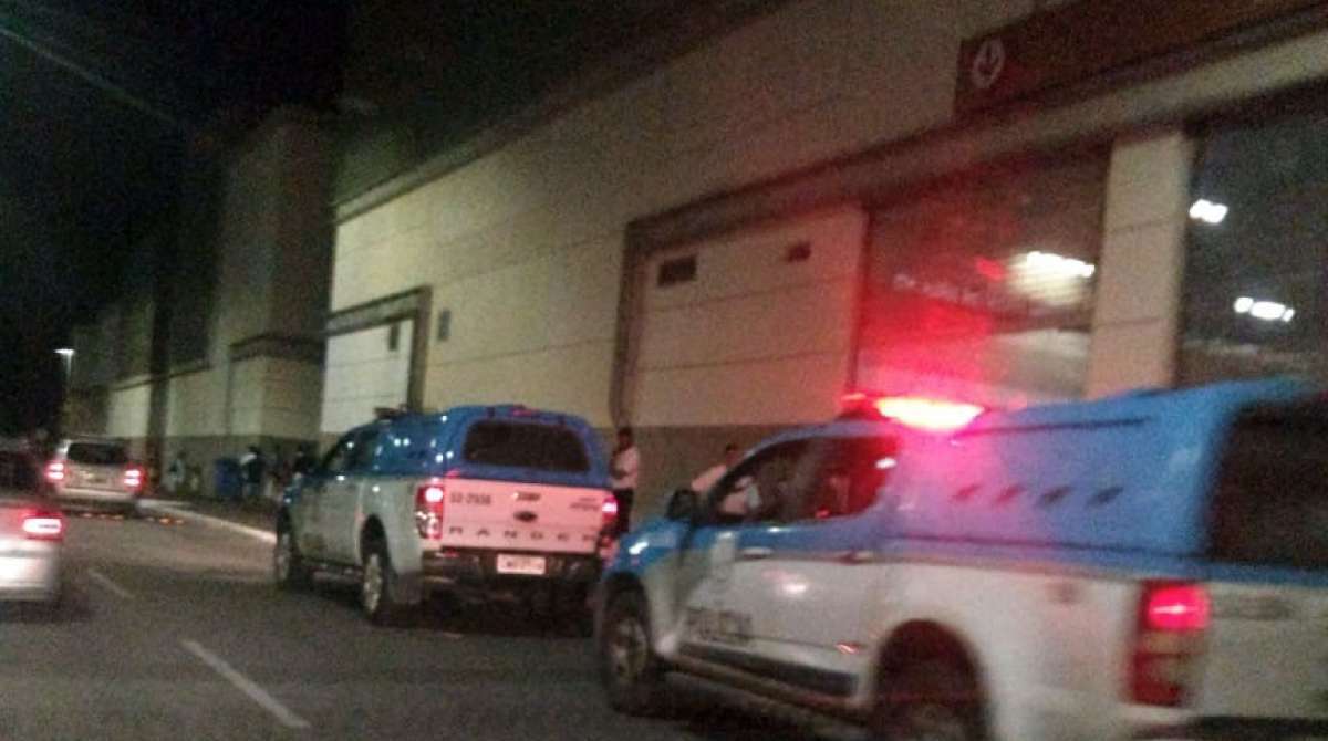 Policias militares foram acionados e estiveram no centro comercial