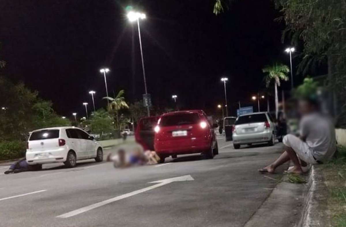 Policias militares foram acionados e estiveram no centro comercial