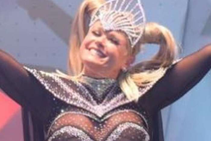 Xuxa no show de Fortaleza