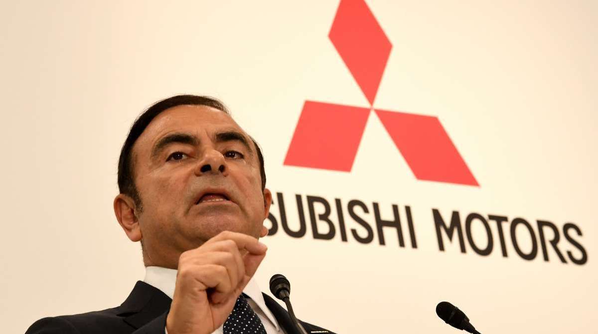 Carlos Ghosn foi retirado do cargo de presidente do conselho da Mitsubishi - TOSHIFUMI KITAMURA / AFP