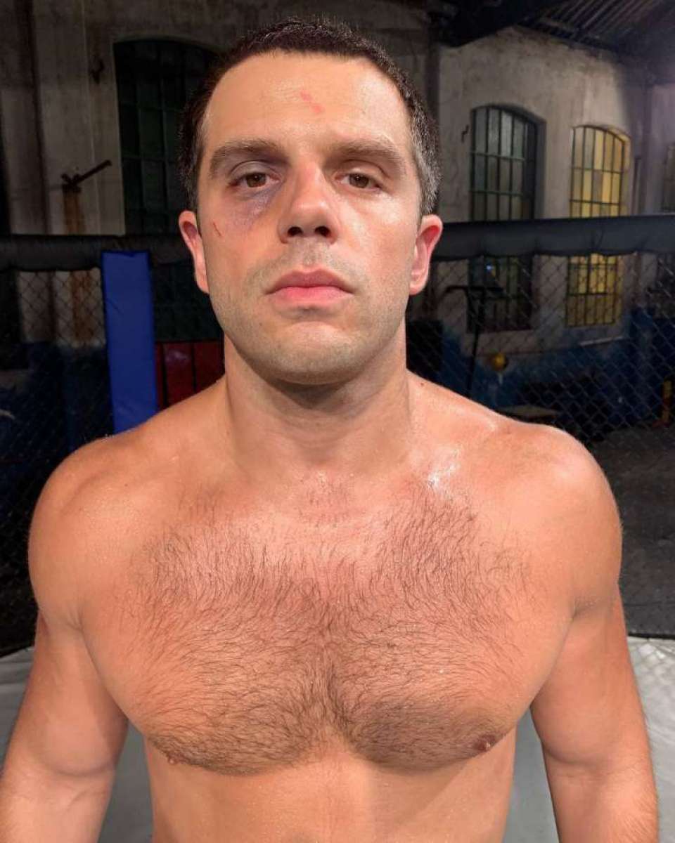 Duda Nagle nos bastidores da série 'Rio Heroes'