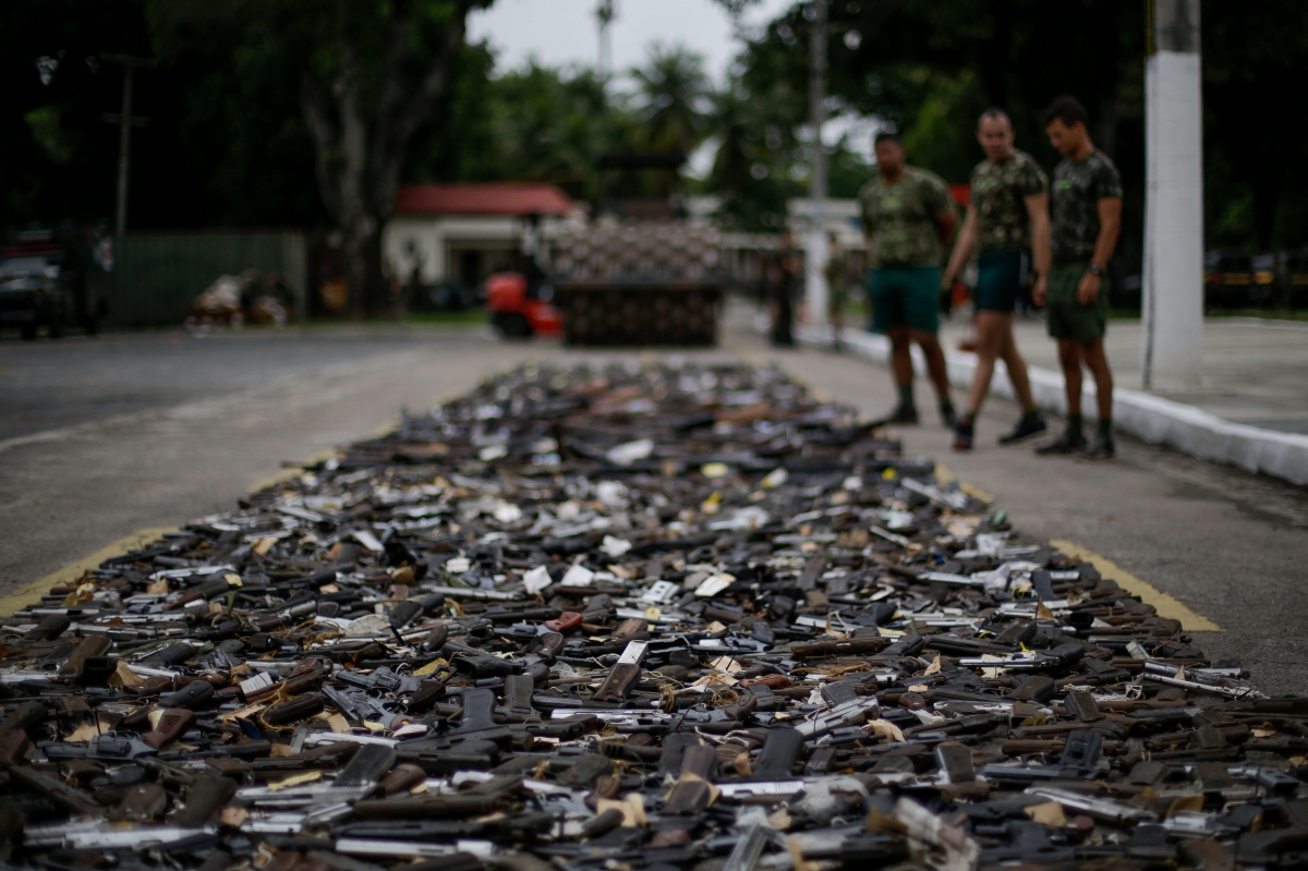 Operação Vulcão II destruiu mais de dez mil armas apreendidas em operações policiais