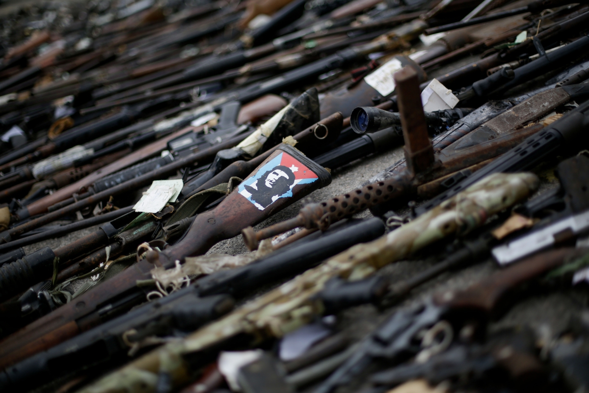 Rio de Janeiro, 27/11/2018 - Operao Vulco II. Finalidade de destruir cerca de 10.000 armas apreendidas em diversas atividades. A cerimnia de destruio ocorreu no Batalho de Manuteno e Suprimento de Armamento. Na avenida Duque de Caxias em Derodo Foto: Luciano Belford/Agncia O Dia