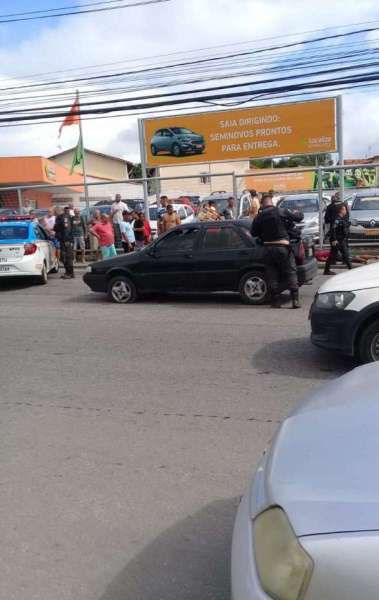 Criminoso foi baleado durante perseguição em Campo Grande - Reprodução