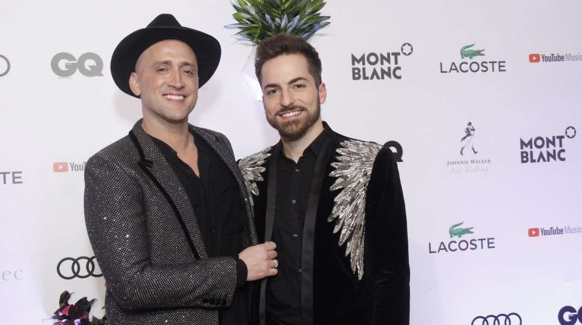 Paulo Gustavo e o marido