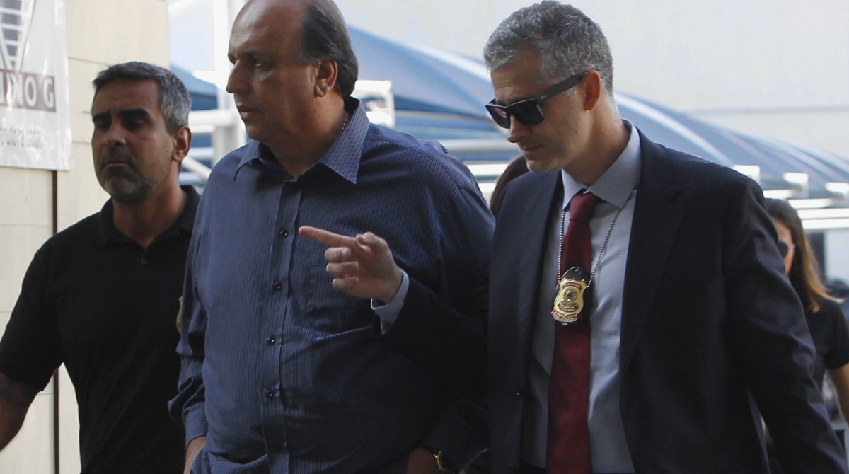 O governador do Rio Luiz Fernando Pezão foi preso na manhã desta quinta-feira 