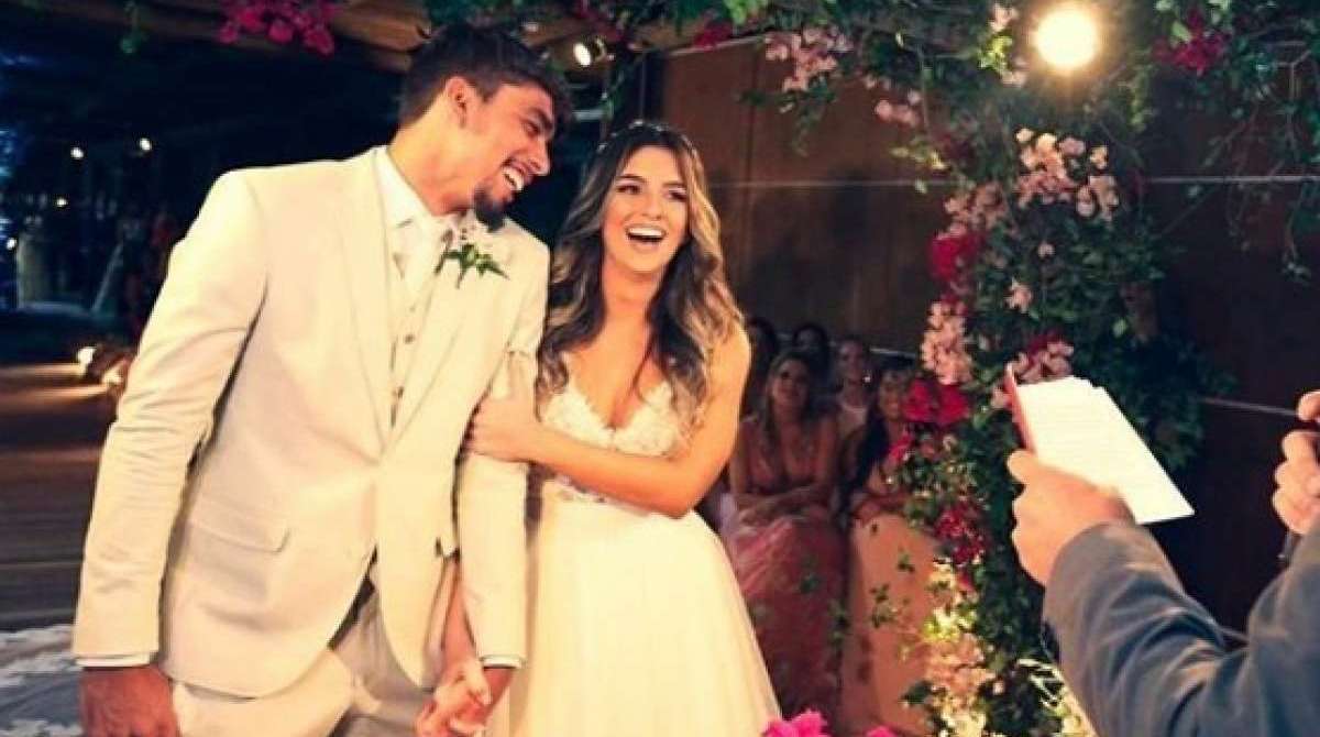 Lucas Paquetá se casou com Maria Eduarda