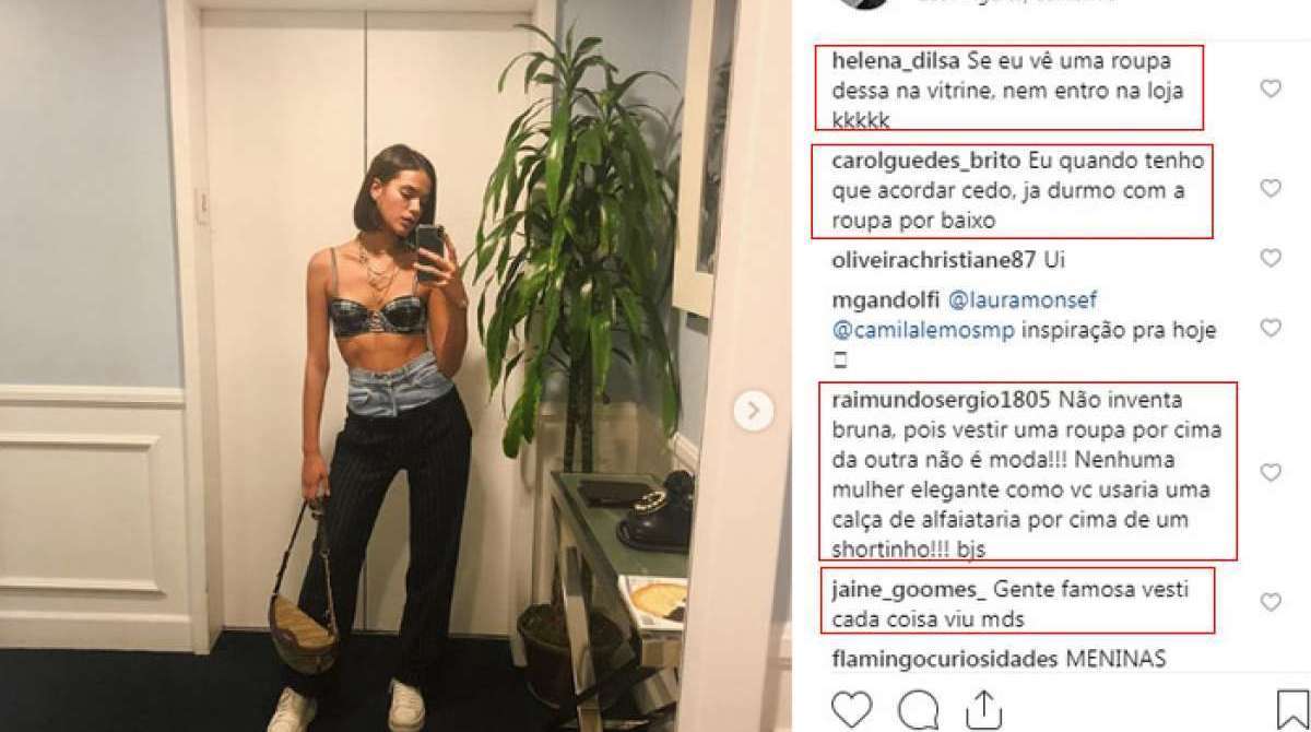 Bruna Marquezine recebe cr&iacute;ticas