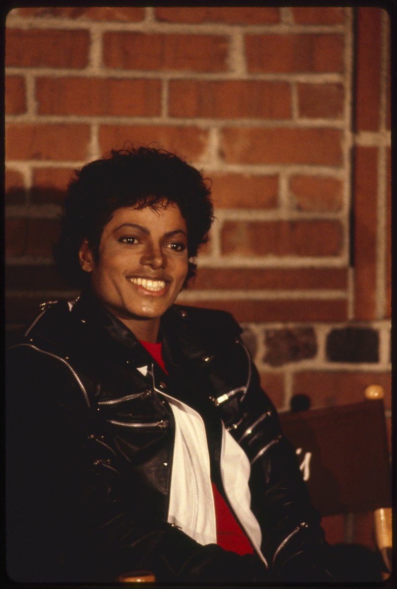 Michael Jackson durante durante a gravação do clipe 'Thriller' - Divulgação