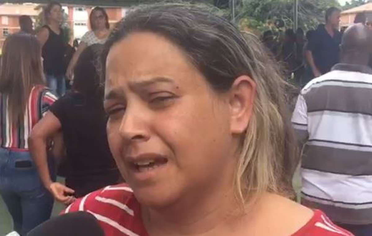 Mãe de Laryssa disse que o sonho da filha era ser delegada federal  - Reprodução vídeo / Rafael Nascimento / Agência O Dia
