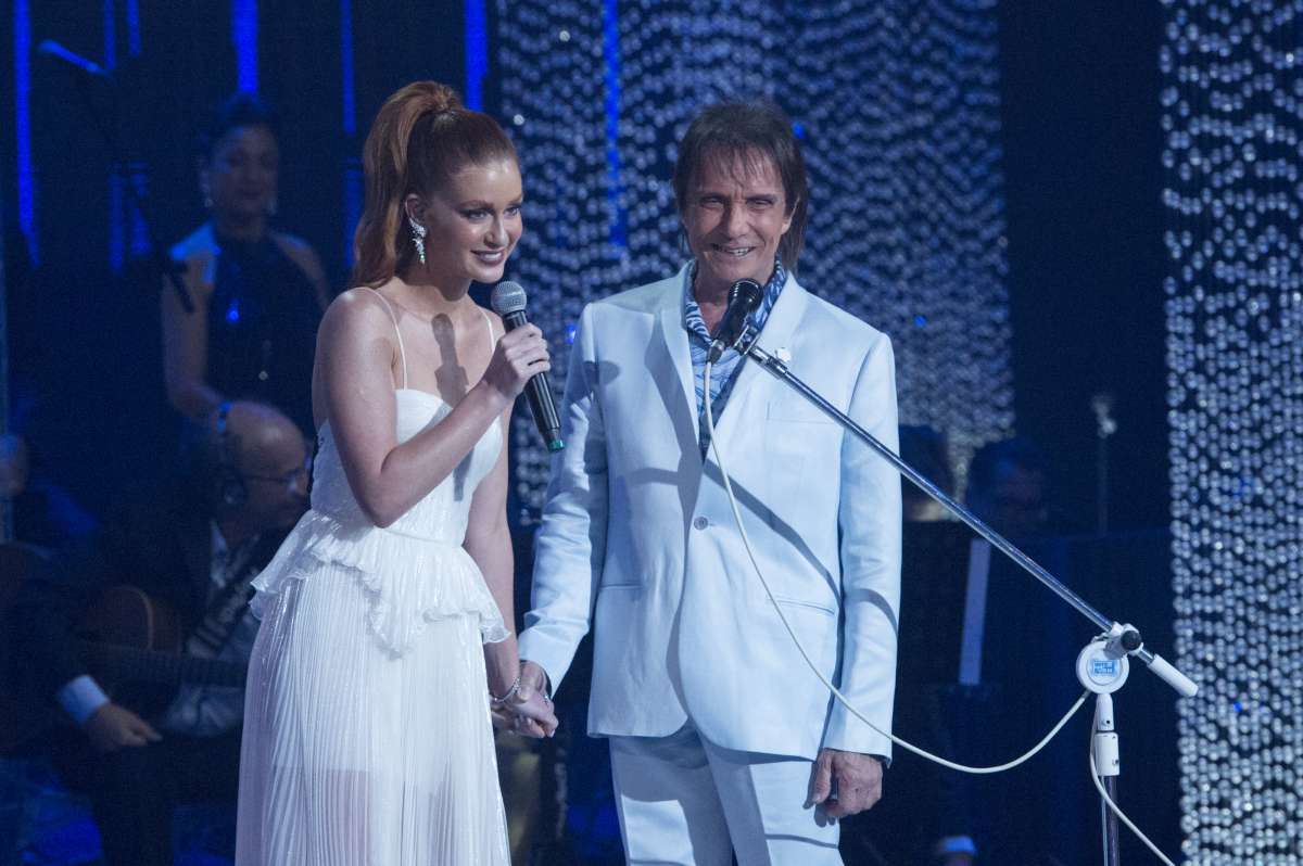 Roberto Carlos no especial dele na Globo