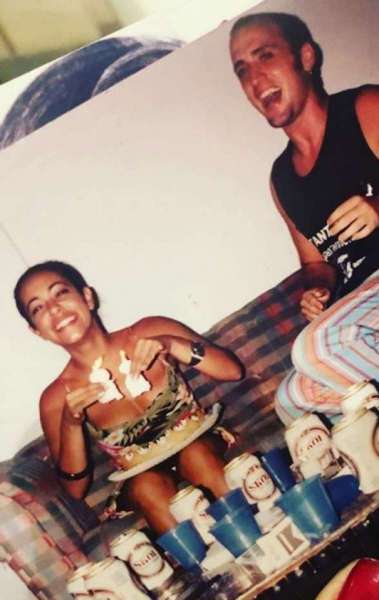 Os atores Samantha Schmutz e Paulo Gustavo