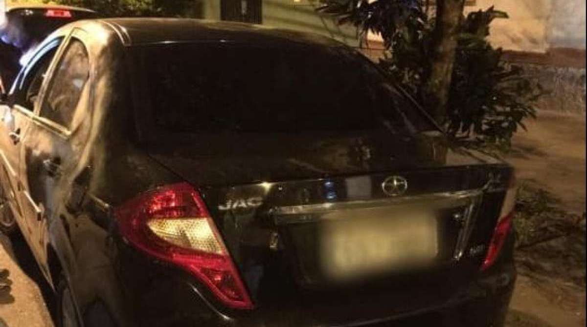 Carro de motorista morto no Lins