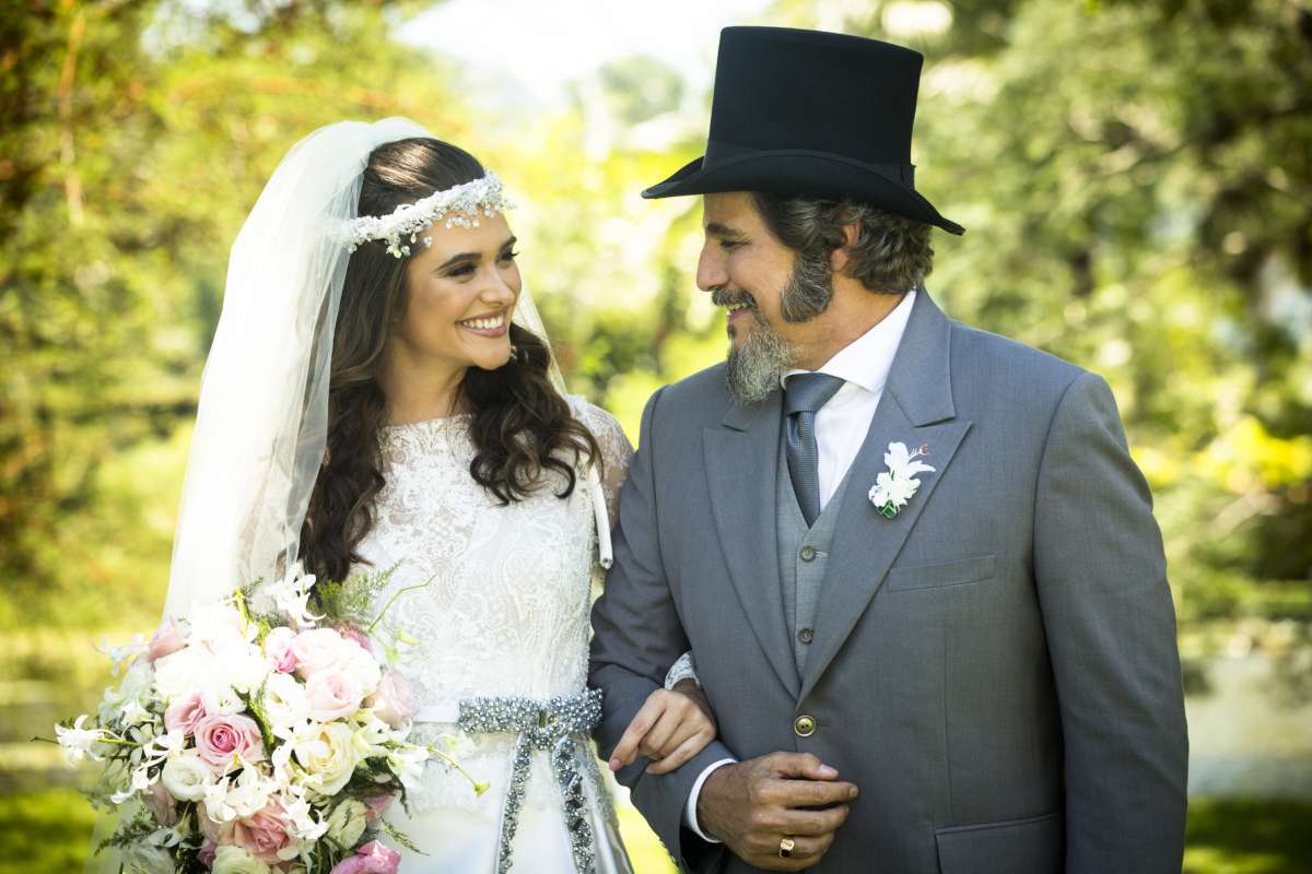 Cena da novela 'O Tempo Não Para' - Divulgação / TV Globo