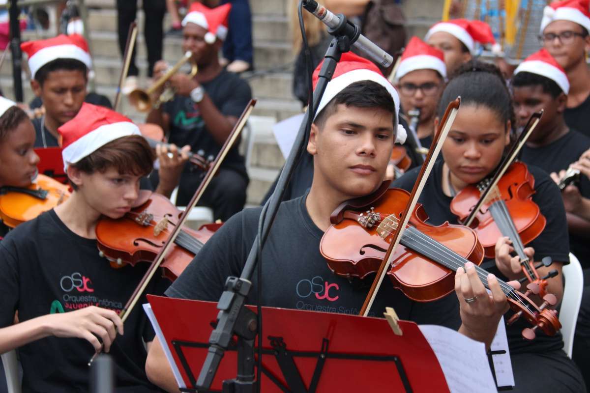 Projeto Orquestra nas Escolas apresenta Concertos de Natal, dia 18 e 19 de dezembro e encerra as apresentações do ano