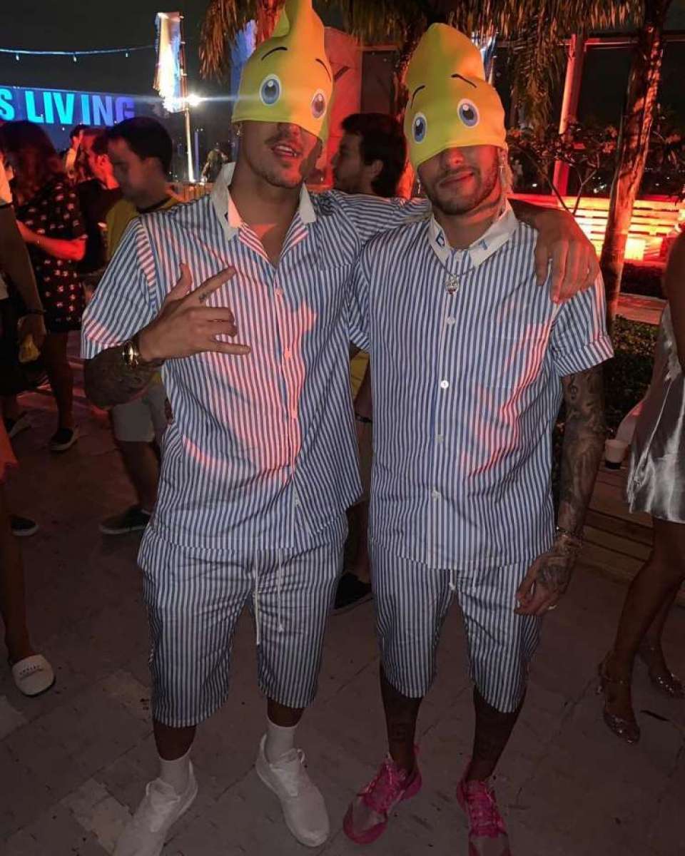 Neymar e Gabriel Medina
