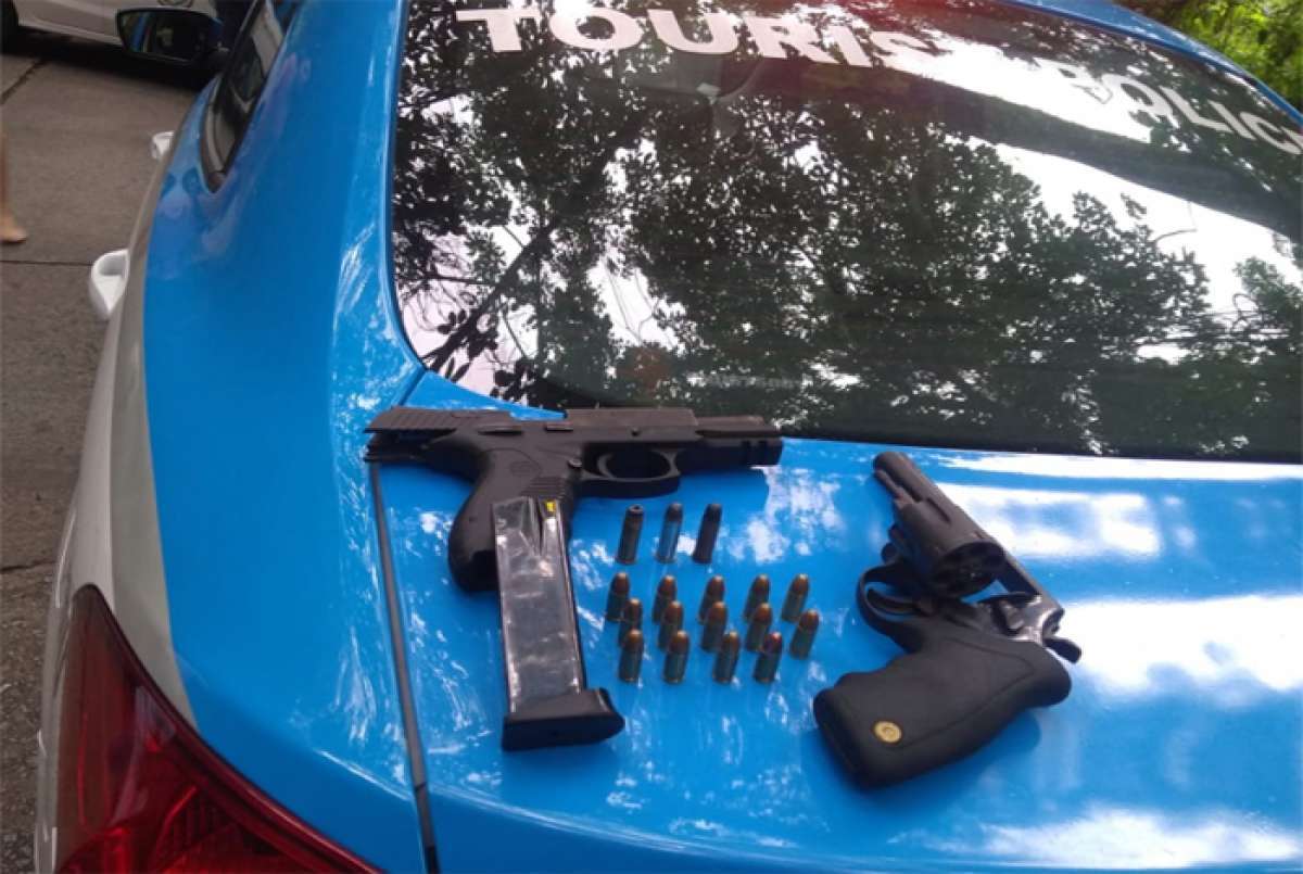 Armas e munições apreendidas 