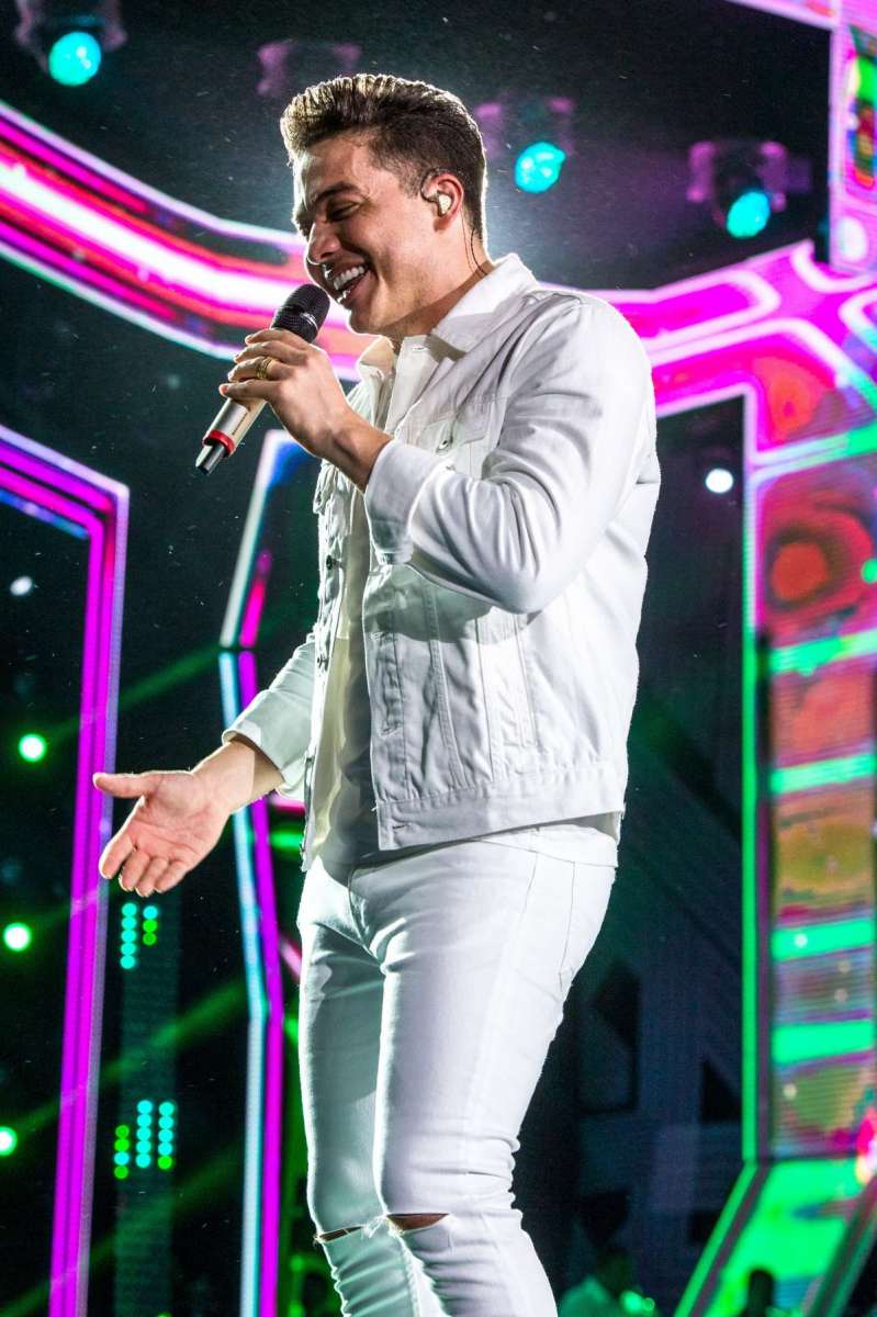 Wesley Safadão no 'Show da Virada' - Fábio Rocha e Marcos Rosa/TV Globo