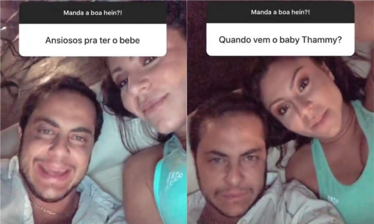 Thammy e Andressa confessaram ansiedade para ter a criança - Reprodução do Instagram