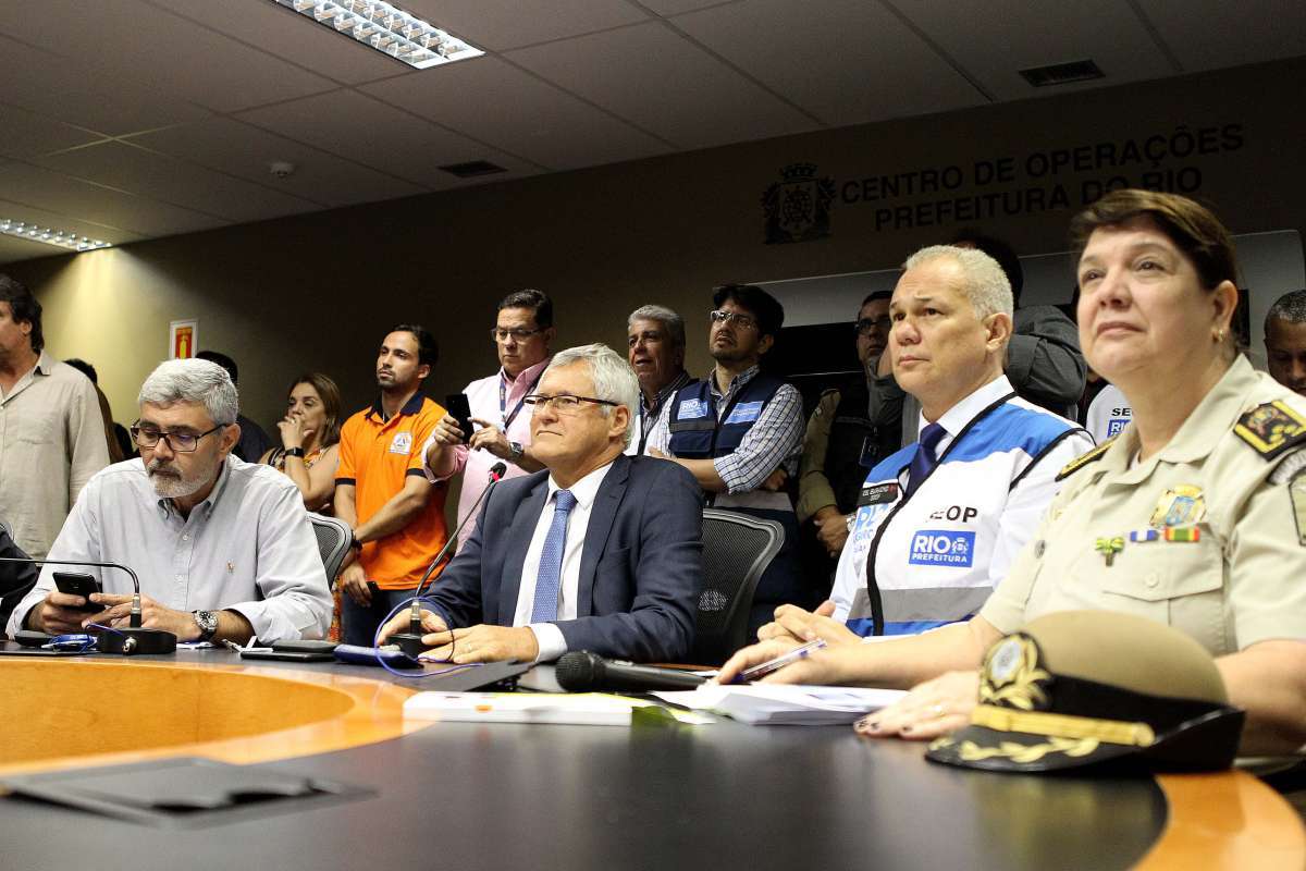 2-27-8--20 - Entrevista coletiva de imprensa no Centro de Opera&ccedil;&otilde;es do Rio (COR), que apresentou a opera&ccedil;&atilde;o log&iacute;stica dos &oacute;rg&atilde;os p&uacute;blicos para o R&eacute;veillon 2018, em Copacabana e demais palcos da cidade - Foto: Luciano Belford/Ag&ecirc;ncia O Dia