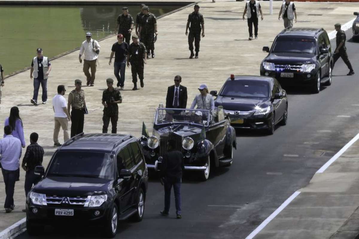 Equipe de segurança faz ensaio para posse do presidente eleito Jair Bolsonaro na Esplanada dos Ministérios - Fabio Rodrigues Pozzebom/Agência Brasil