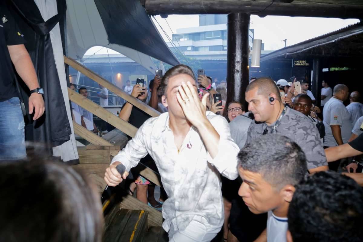 O dair Playboy abriu o show da virada em Jurerê, Florianópolis