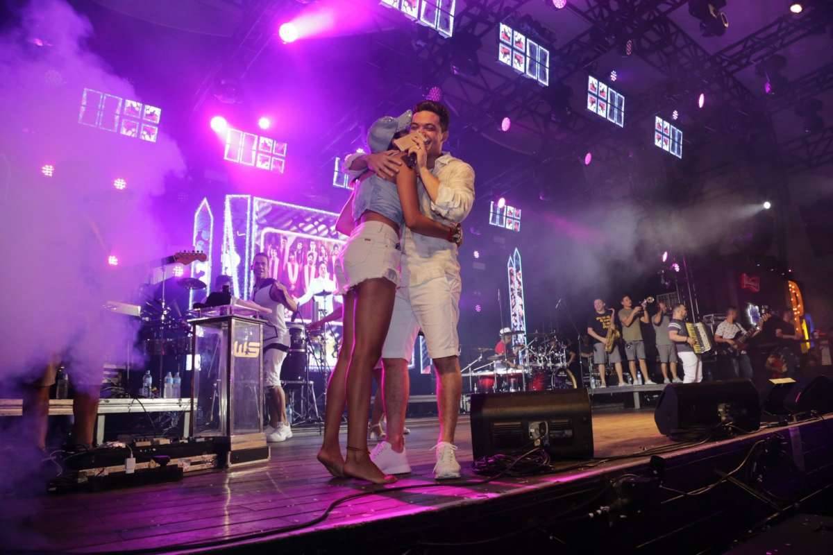 O dair Playboy abriu o show da virada em Jurerê, Florianópolis