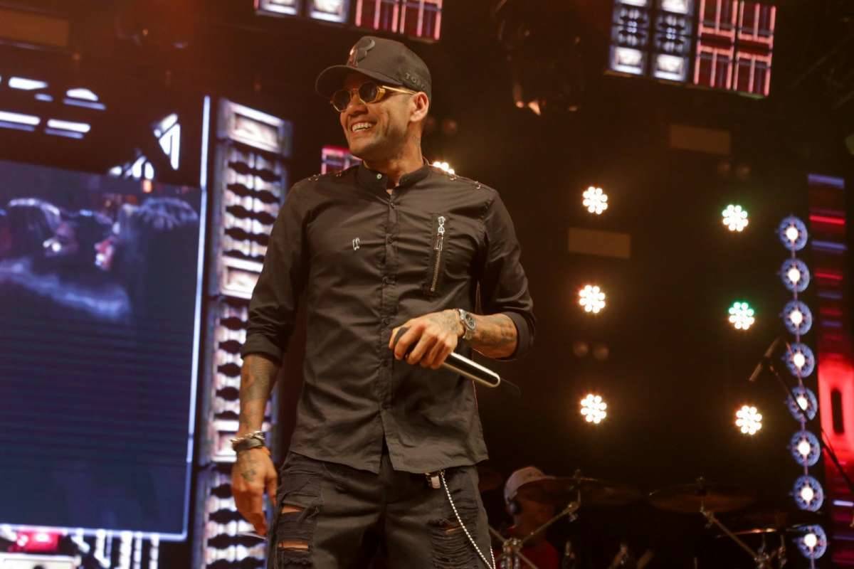 O dair Playboy abriu o show da virada em Jurerê, Florianópolis