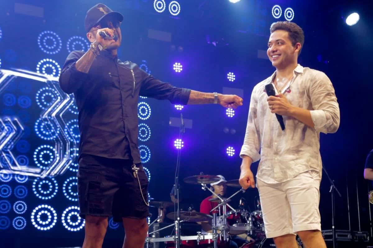 O dair Playboy abriu o show da virada em Jurerê, Florianópolis