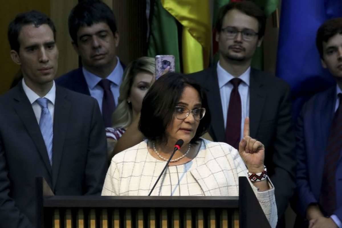 Solenidade de apresentação da ministra da Mulher, Família e Direitos Humanos, Damares Alves, e dos secretários da Pasta