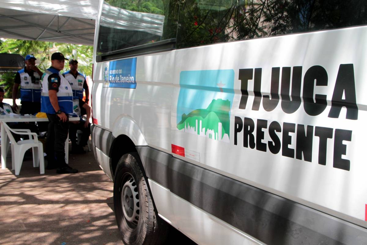 Rio de Janeiro 03/01/2019 - Patrulhamento Tijuca Presente na Praca Saens Pena.Foto: Fernanda Dias / Agencia O Dia.