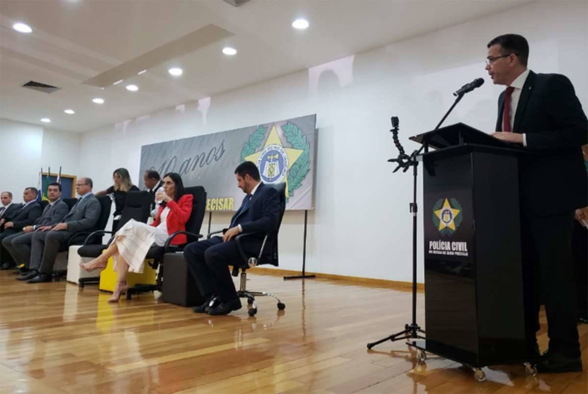 Delegado toma posse como secretário estadual da Polícia Civil