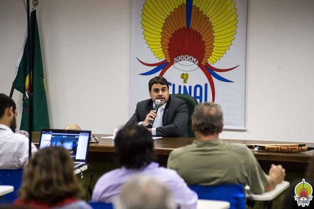 O presidente da Funai, Wallace Bastos - Mário Vilela/Funai