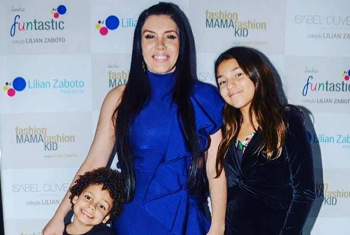 Simony e sua filha Pietra, fruto do relacionamento com Diego Souza