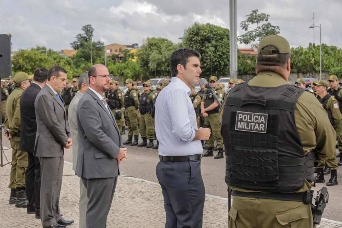 O reforço das ações policiais anunciadas pelo novo governador Helder Barbalho teve início na quarta