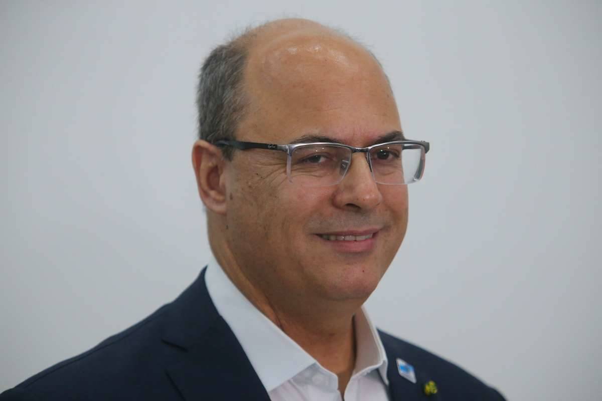 Coletiva de imprensa com o Governador Wilson Witzel no CICC ( Centro Integrado de Comando e Controle ). Foto: Daniel Castelo Branco / Agencia O Dia