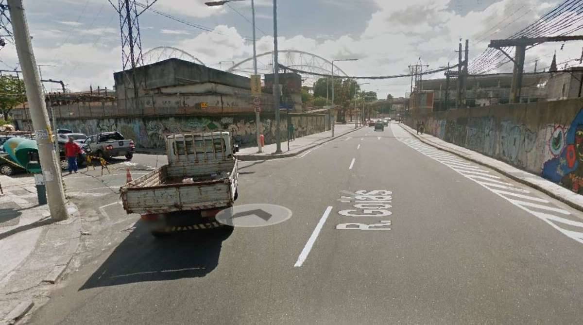 Rua Goiás com Rua Borja Reis, perto de onde aconteceu tiroteio - Reprodução Google Maps
