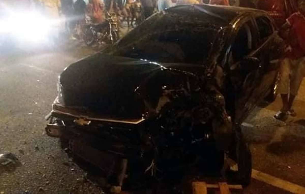 O acidente aconteceu quase na Praça Barão de Drumond