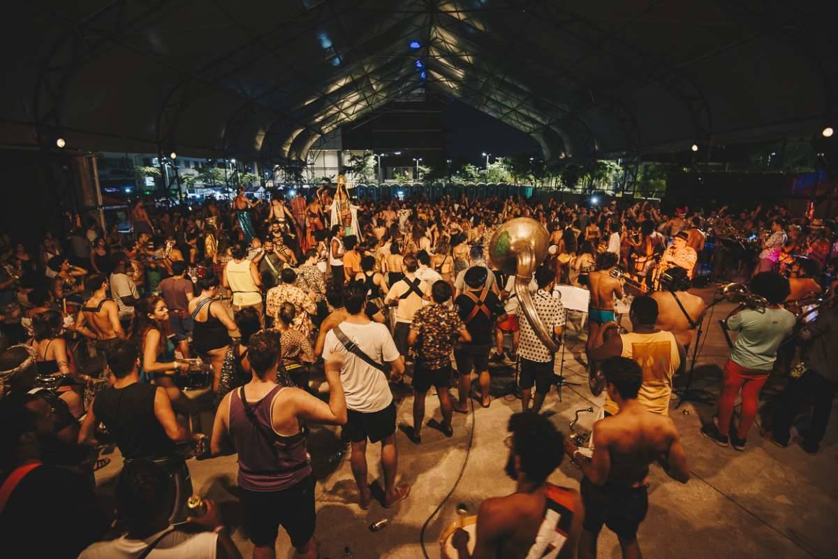 Ensaio do Bloco Amigos da Onça na Zona, Portuária - Santo Cristo