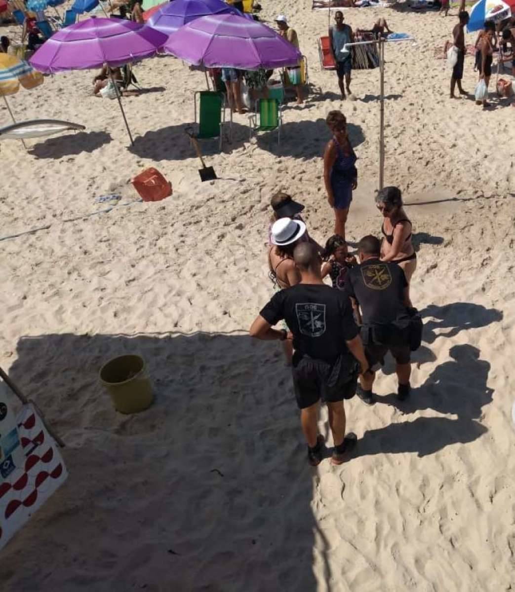 Guarda Municipal encontra 37 crianças perdidas nas praias das Zonas Sul e Oeste - Divulgação