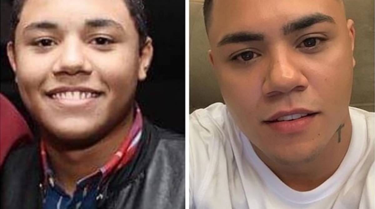 O cantor Felipe Araujo postou foto para o desafio